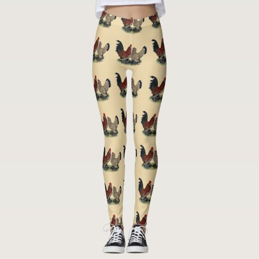 D'Uccle Bantams: Mille Fleur Leggings (Voorkant)