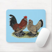 D'Uccle Bantams:  Mille Fleur Muismat (Met muis)