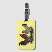 D'Uccle kriel:  Mille Fleur Bagagelabel (Voorkant (verticaal))