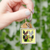 D'Uccles Four Roosters Sleutelhanger (Hand)