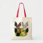 D'Uccles Four Roosters Tote Bag (Voorkant)