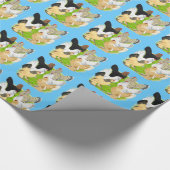 D'Uccles Six Hens Cadeaupapier (Hoek)