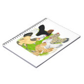 D'Uccles Six Hens Notitieboek (Linkerzijde)