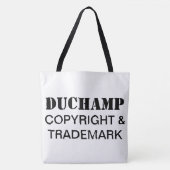 Duchamp, Copyright & Handelsmerk Canvas tas (Voorkant)