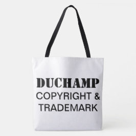 Duchamp, Copyright & Handelsmerk Canvas tas