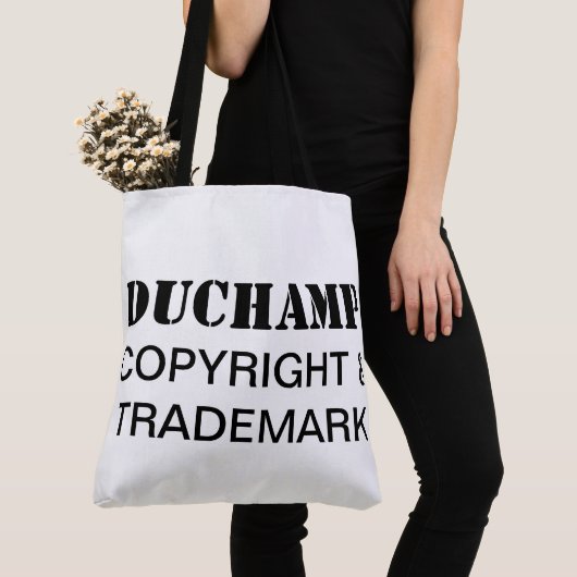Duchamp, Copyright & Handelsmerk Canvas tas (Dichtbij)