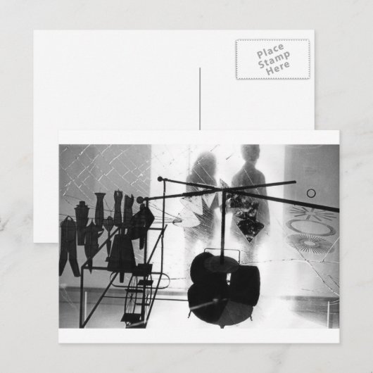 Duchamp Hommage Briefkaart (Voorkant / Achterkant)