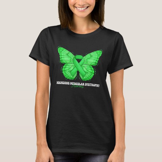 Duchenne Muscular Dystrophy Awareness Month Green T-shirt (Voorkant)