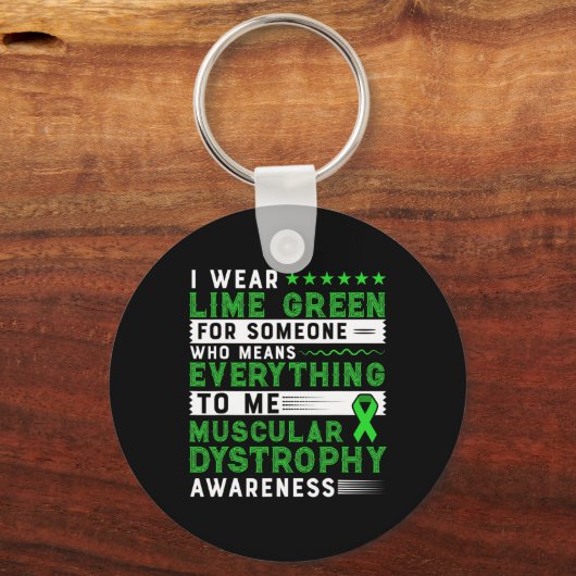 Duchenne-spierdystrofie Sleutelhanger (Achterkant)