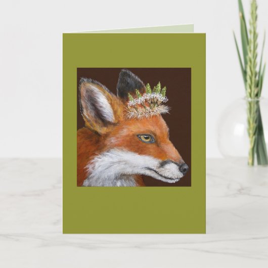 Duchess de fox-kaart kaart (Voorkant)