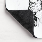 Duchess de hond die haar haar haar haar haar haar  muismat (Hoek)