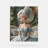 Duchess Elara: Graceful Elegance Acryl Bord (Voorkant)