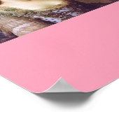 Duchess, gewijzigde kunst roze fijne kunst poster (Hoek)