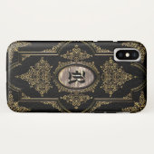 Duchess Grande Knight Victoriaans monogram Case-Mate iPhone Case (Achterkant (horizontaal))
