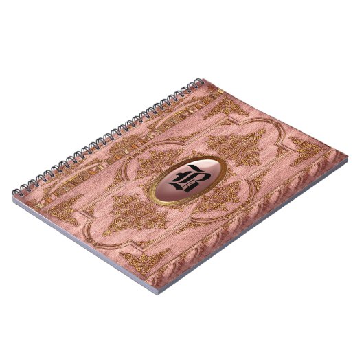 Duchess Marta Victoriaans monogram Notitieboek (Linkerzijde)