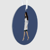 Duchess Meghan Sussex Royal Verloving 2017 Ornament (voorkant)