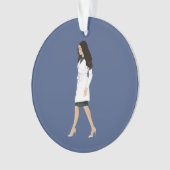 Duchess Meghan Sussex Royal Verloving 2017 Ornament (voorkant)