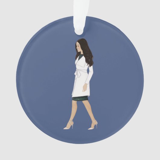 Duchess Meghan Sussex Royal Verloving 2017 Ornament (voorkant)