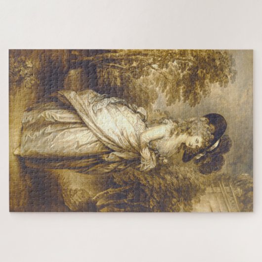 Duchess of Devonshire, British Art Jigzaag Puzzle Legpuzzel (Horizontaal)