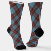 Duchess of Kent Modern Original Scottish Tartan Sokken (Gebogen)