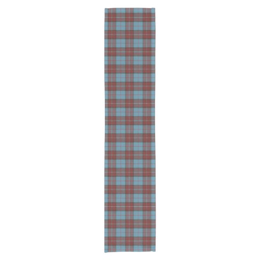 Duchess of Kent Modern Scottish Tartan Korte Tafelloper (Voorkant)