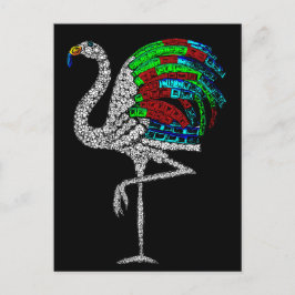Duchess of Windsor Flamingo Brooch Briefkaart