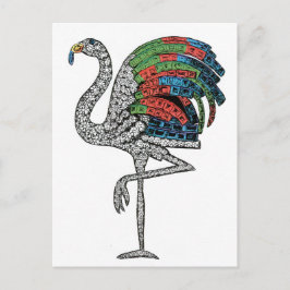 Duchess of Windsor Flamingo Brooch Briefkaart