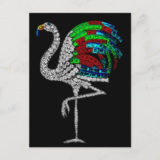 Duchess of Windsor Flamingo Brooch Briefkaart (Voorkant)