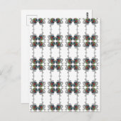 Duchess of Windsor Flamingo Brooch Briefkaart (Voorkant / Achterkant)