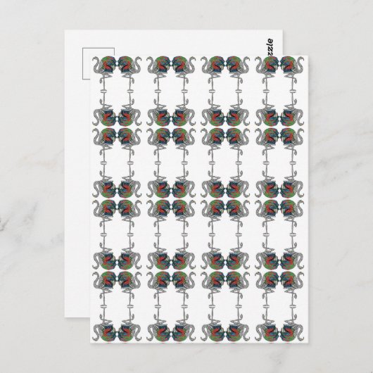 Duchess of Windsor Flamingo Brooch Briefkaart (Voorkant / Achterkant)