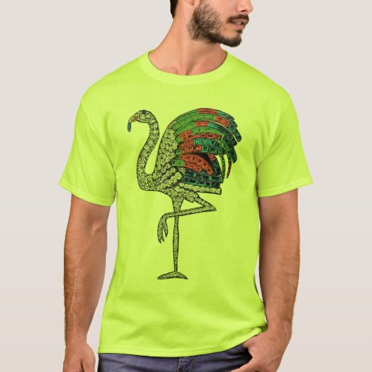 Duchess of Windsor Flamingo Brooch T-shirt (Voorkant)