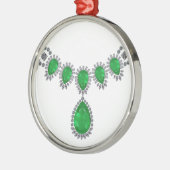 Duchess of Windsor's Emeralds Metalen Ornament (Links)