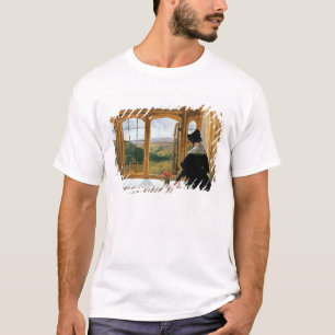 Duchess van Abercorn die uit een raam kijkt T-shirt