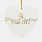 Duchess van Cambridge Fanatic Keramisch Ornament (Voorkant)