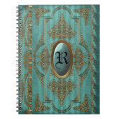 Duchess Victoriaans Cool Monogram Notitieboek (Voorkant)