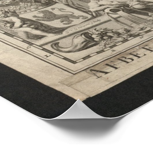 Duchy of Brabant with Adjacent Provinces Map, 1712 Poster (Hoek)