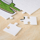 Duck aan Baseball met honkbalknuppel Legpuzzel (Zijkant)