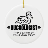 Duck aanpassen keramisch ornament (Achterkant)