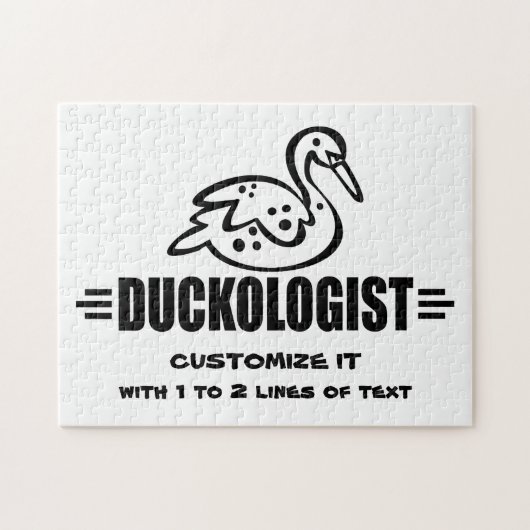 Duck aanpassen legpuzzel (Horizontaal)
