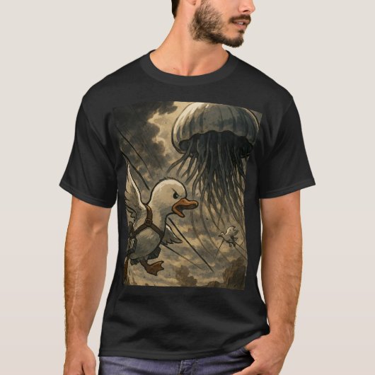 Duck aanval op Titan T-shirt (Voorkant)