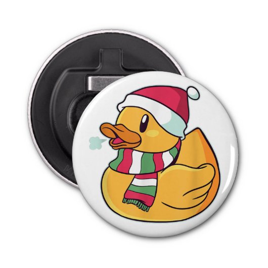 Duck Accessoires Creative Cartoon Cadeaus Button Flesopener (Voorkant)
