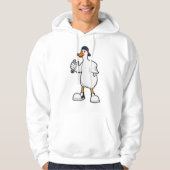 Duck als ambachtsman met tool & Pet Hoodie (Voorkant)