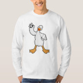 Duck als Handbalspeler met Handball T-shirt (Voorkant)