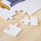 Duck als heks met Pet Legpuzzel (Zijkant)