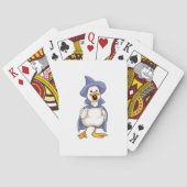 Duck als heks met Pet Pokerkaarten (Achterkant)