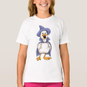 Duck als heks met Pet T-shirt (Voorkant)