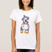 Duck als heks met Pet T-shirt (Voorkant)
