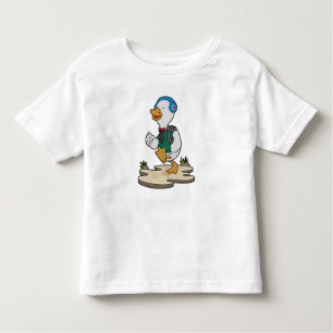 Duck als Hiker met rugzak Kinder Shirts