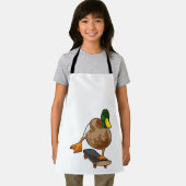 Duck als Skater met Skateboard Schort (Insitu)