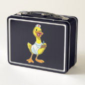 Duck als verpleegster met hart (Achterkant)